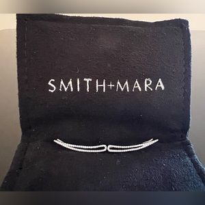 AMAZING SMITH + MARA Pave Diamond Cutout Skimmer Earrings! Brand new!